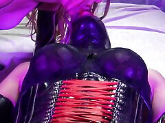 Caged Sissy Receives Enema and Wets Diaper Before Spanking