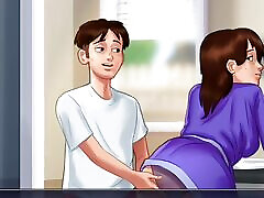 quick honey retro cuties stepson gets his stepmom pregnant in the kitchen