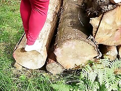 سینه ها و واژن مورد استفاده در شمع چوب