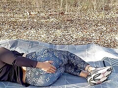 Steamy Outdoor Romance: Desi Wife&039;s Sensual Massages & Big twitter bunda java hihi ASMR in Picnic Park