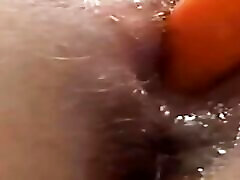 Food Fetish Masturbating Wet Creamy Pussy with Food