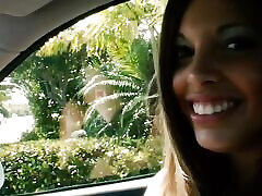 Morgan Dayne Gets Her Face Splattered with Jizz After Getting Picked up