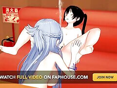 aqua si fa leccare da un cosplayer della forza di fuoco-le cose si riscaldano! in pov koikatsu hentai animazione