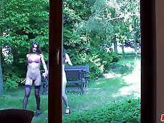 Sweet lesbians toying their cunnies