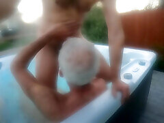 daddy lures boy to hot tub then fucks his butt raw