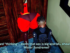 Helen Parr Stuck in Wall