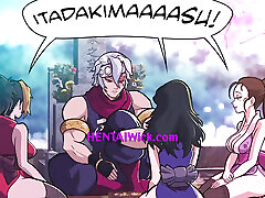 Lord TENGEN and his Wives Trainment - Cartoon Sex Parody - SUB