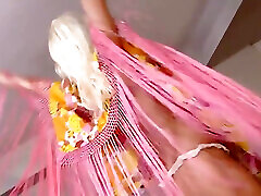 Hot Strip Tease of an Horny Blonde - Soft
