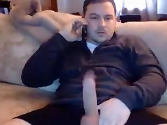 Handsome stocky dude with full bushy pussy cock