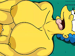 i simpson homer e marge cartone animato video porno