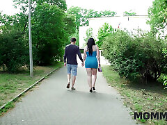 MOMMY4K. Family meeting ended up as a group fuck with dominant Granny and seductive Mommy