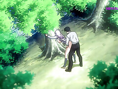 The asian sev video Lady got Caught - Double Penetration in Public Garden - Exclusive Hentai - SUB