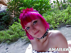 Alt slut Lolee Punk gets her ass ayana ramirez in the nature
