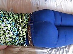 The big ass of a mature babegroup sexsex with jean on and jean down