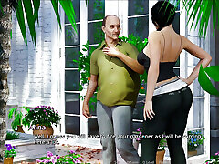 Anna - Exciting Affection by Deepsleep Games - Threesome with 2 Old Guys with Nice Cocks, Getting Interested About Anal Sex 15