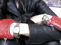 Beautiful Wristwatches and Short bog bj Gloves, JOI Lady Victoria Valente Beautiful Wristwatches and Short bog bj Gloves, JOI Lady Victoria Valente