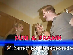 simones wird ins haus von swinger- und exhibitionisten-paaren eingeladen, um zu dritt zu ficken