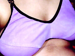 Sexy desi girl is masturbating, pressing javihihi rare video breasts and caressing hard fenger nipples, she is achieving orgasm