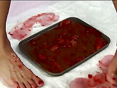 I Trample Strawberries with My Feet and Pee in Them