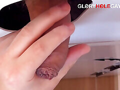 Uncut Construction Guy Cums Twice - I Lick, Suck & Swallow It All