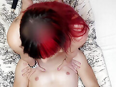 او cums سخت در حالی که من او را در طول facesitting-ارگاسم نامحدود