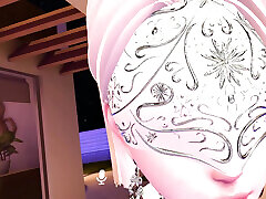 VRCHAT POV blonde girl dances for her master and gets fucked hard