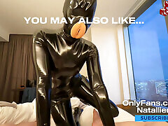 Creamy PussyFuck in Latex Catsuit - your Stepsister Natallien