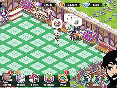 Waifu Shop nutaku game compilation of nun, threesome, shower lady and witch events part 2