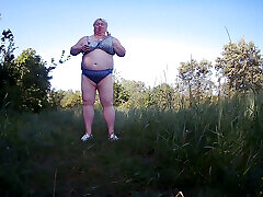 Stepmom undressed in the park and pisses in bazzzer xnxx of everyone