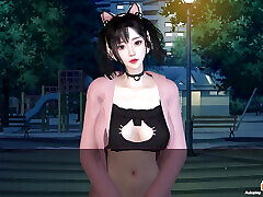 ep8: sesso lesbico con luna e mion-ancora femminile della porta accanto