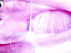 pink tight virgin pussy creampie close up