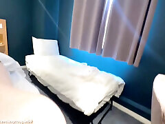 HOT young chick getting fucked RAW in the hotel room, bareback hardcore fuck, no protection, no condom sex, cum in her pussy