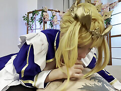 thicc saber arturia pendragon porta il destino nella tua camera da letto-cosplay fgo ultra-realistico