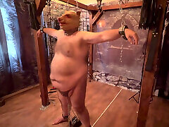 Part 2:- Domina Satana does sensual play with Satana&039;s Puggy.