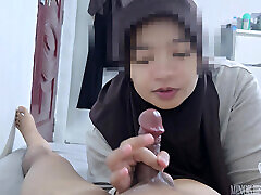 Hijab Sister in Law Love My Dick, She Suck My Cum Until Last Drop - Minokiiko