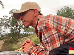 Sucking and Fucking Hung Papi Caught!