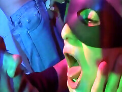 Submissive sluts enjoy their first spank-bang!