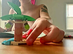 topless lego costruzione asmr