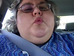 Nurse Vicki ssbbw voyeur exhibitionist neighbour balcony medn in the car