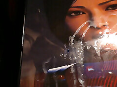 Cum tribute Ada Wong Game character fron Resident Evil 4 remake Cum tribute Ada Wong Game character fron Resident Evil 4 remake