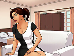 Indian aunty and her stepson sharing threesome indian sex