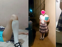 with a first-time Mexican schoolgirl, a student at a technical school in Sinaloa