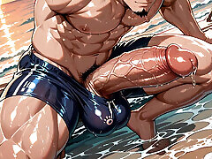 Ai Muscular Hunks Teasing