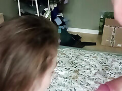 I sucked his thick cock and ate all the cum