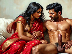 Indian sex boyfriend gets blowjob hot cum in mouth