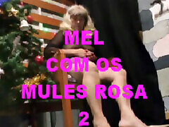 Honey with Pink Mules 2