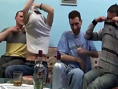 Gay anal orgasm foursome party