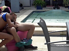 The ass of Vevin fucked bareback by xxl cock of master