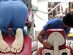 Hairy Latino Man Tries on 2 Angle Masturbation