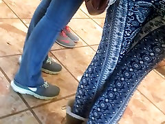 Tight leggings patterned jeans ass booty Tight leggings patterned jeans ass booty